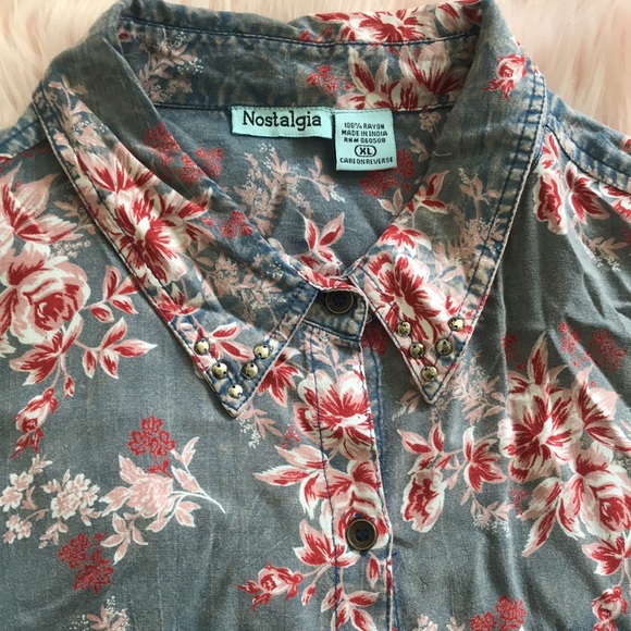 Floral Button Up - Picture 3 of 5